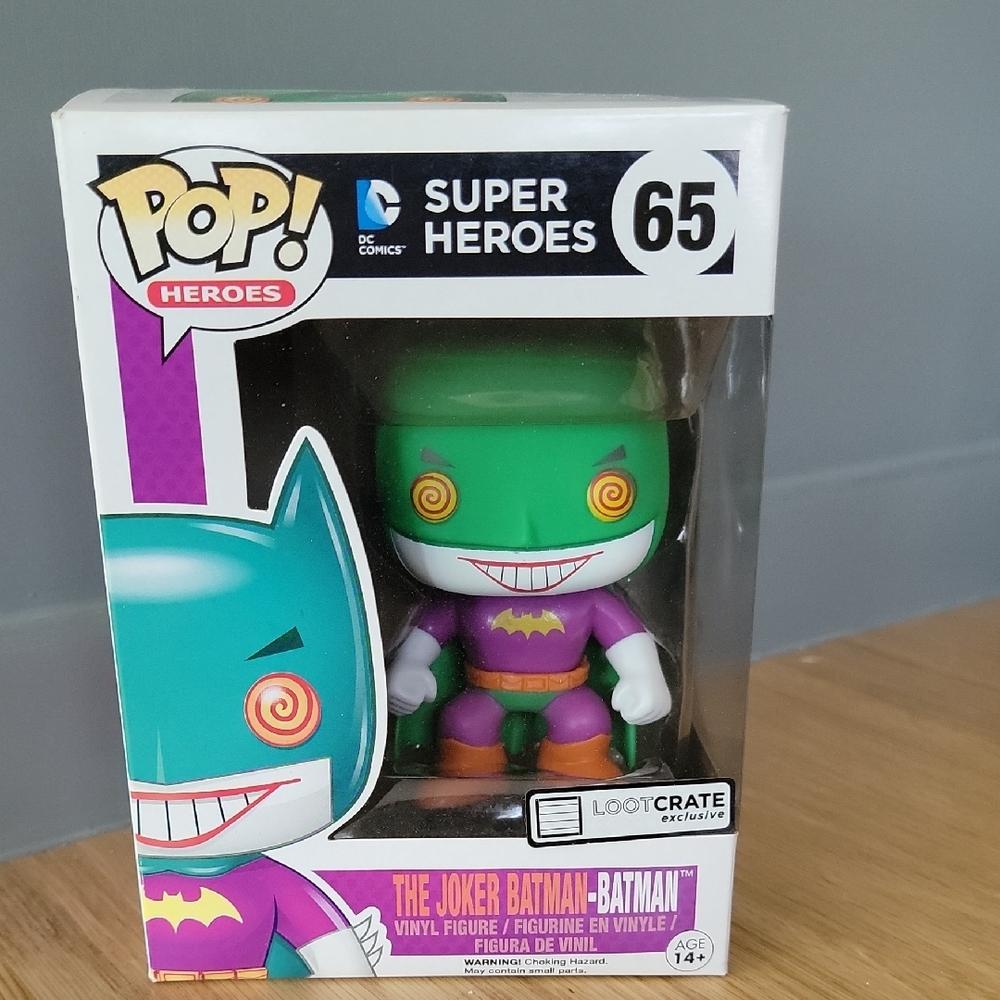 Funko Pop! Heroes: Joker Batman Vinyl Figure - Green and Purple
